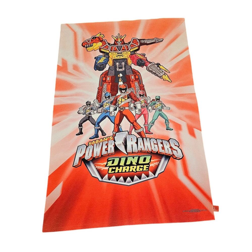 Trevco Power Rangers Dino Ranger Silky Touch Super Soft Throw Blanket 36" x 58"
